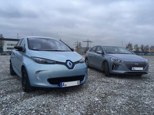 Renault ZOE und Hyundai IONIQ